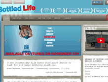 Tablet Screenshot of bottledlifefilm.com